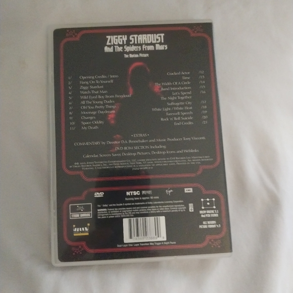 Ziggy Stardust Motion Picture 30th Anniversary DVD - Picture 2 of 5